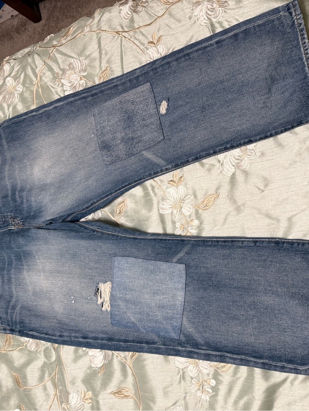 Polo by Ralph Lauren Medium Blue Flared Wide-Leg Jeans